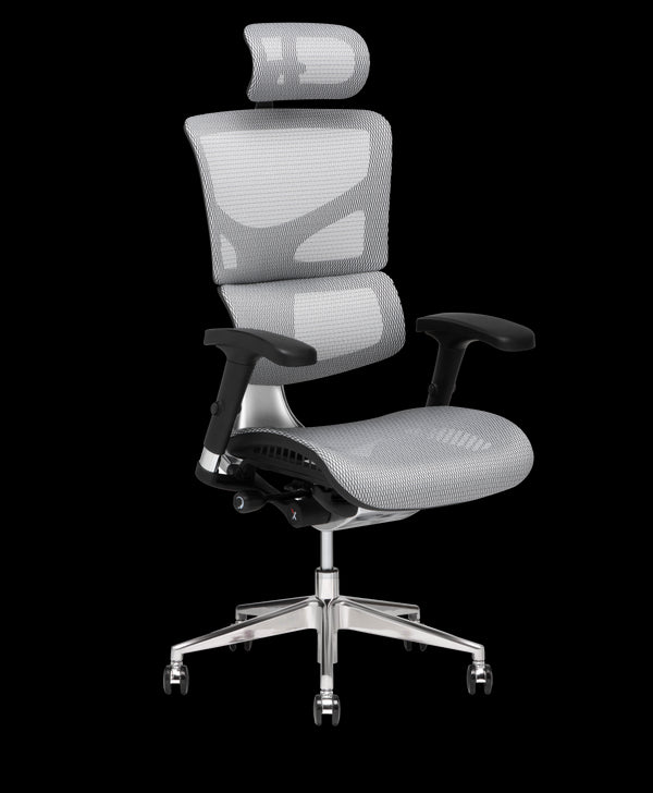 X2 K-Sport Mesh Management Office Chair - White K-Sport