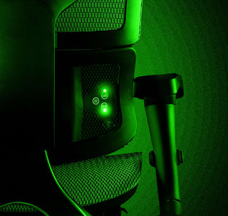 Green overlay image of intensity options 