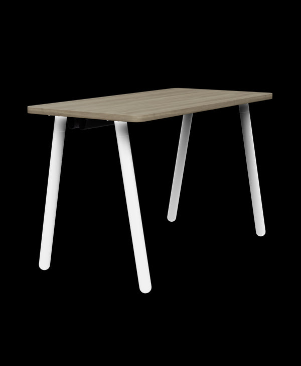 Studio Desk with Angled Legs - Driftwood